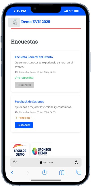 Encuestas y feedback